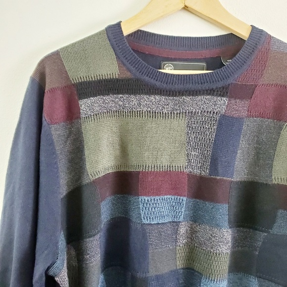 Vintage Slouchy Retro 70s Design Grandpa Sweater - Picture 6 of 6